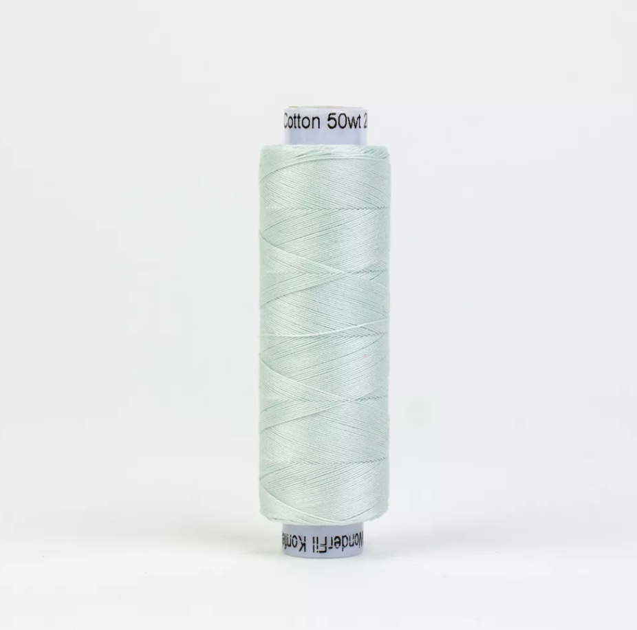 Konfetti Pale Blue Green 50 wt Egyptian Cotton Thread KT603