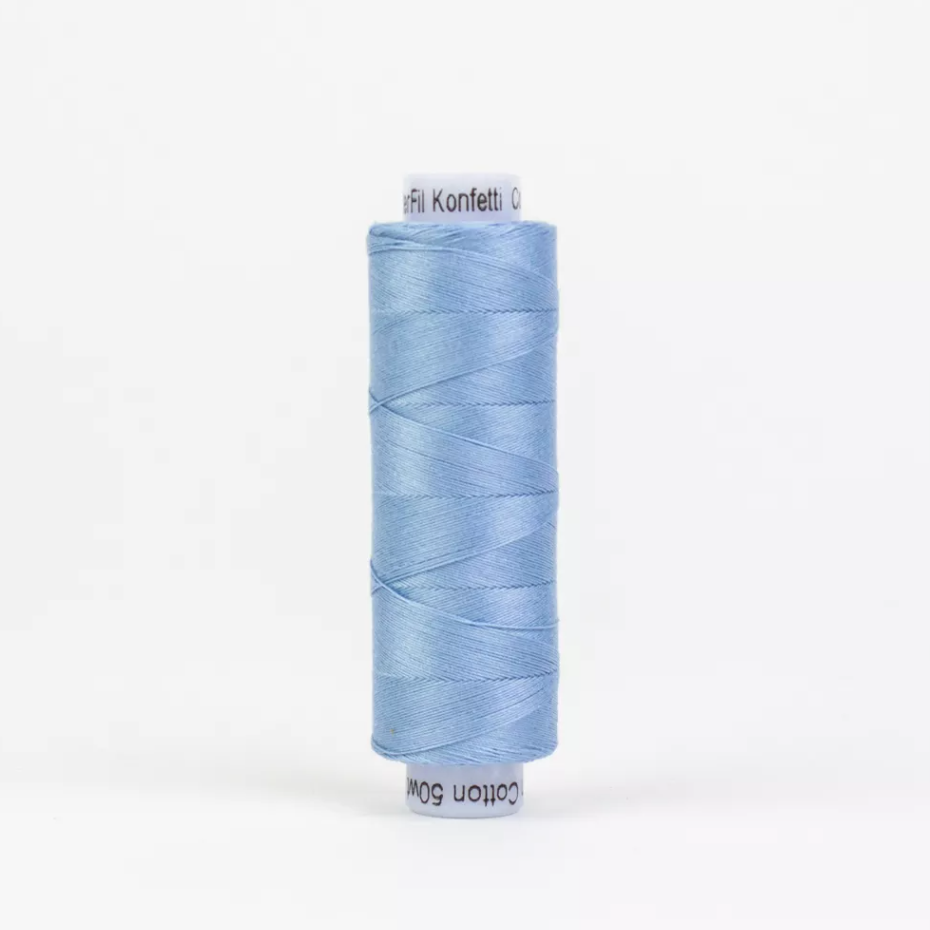 Konfetti Sky Blue 50 wt Egyptian Cotton Thread KT609
