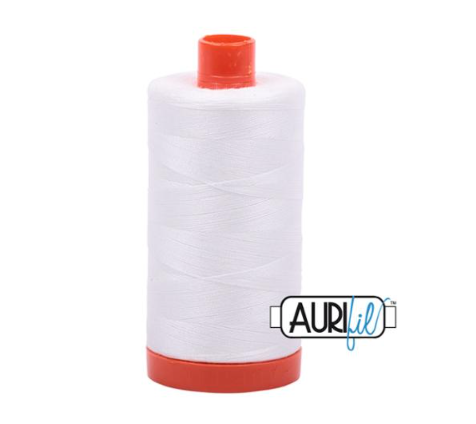 50wt 2ply Cotton Mako Thread - Natural White MK50 2021
