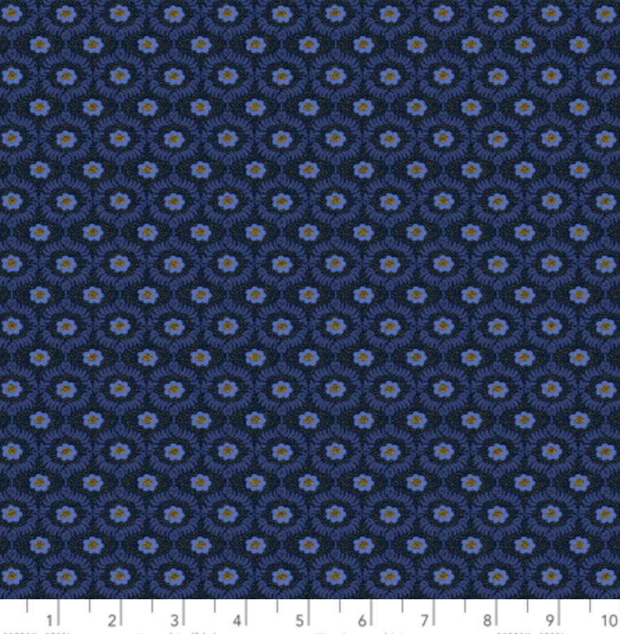 Emma in Navy Metallic