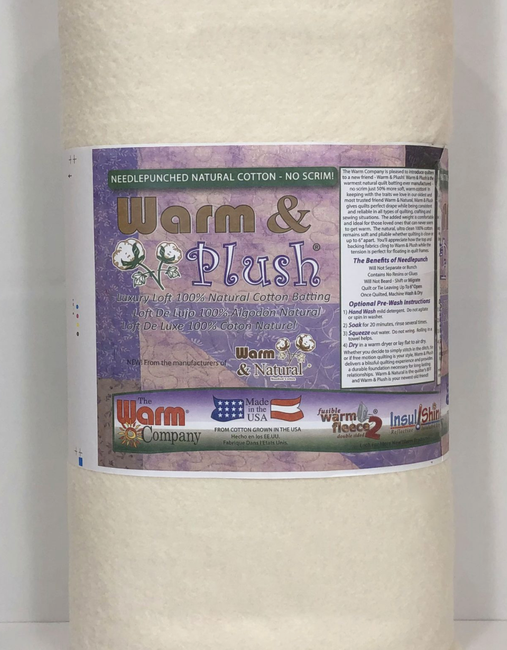 Warm and Plush Cotton Batting