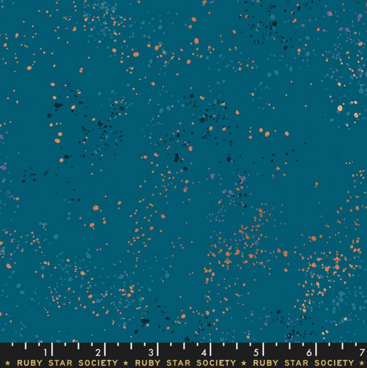 Speckled Metallic Teal