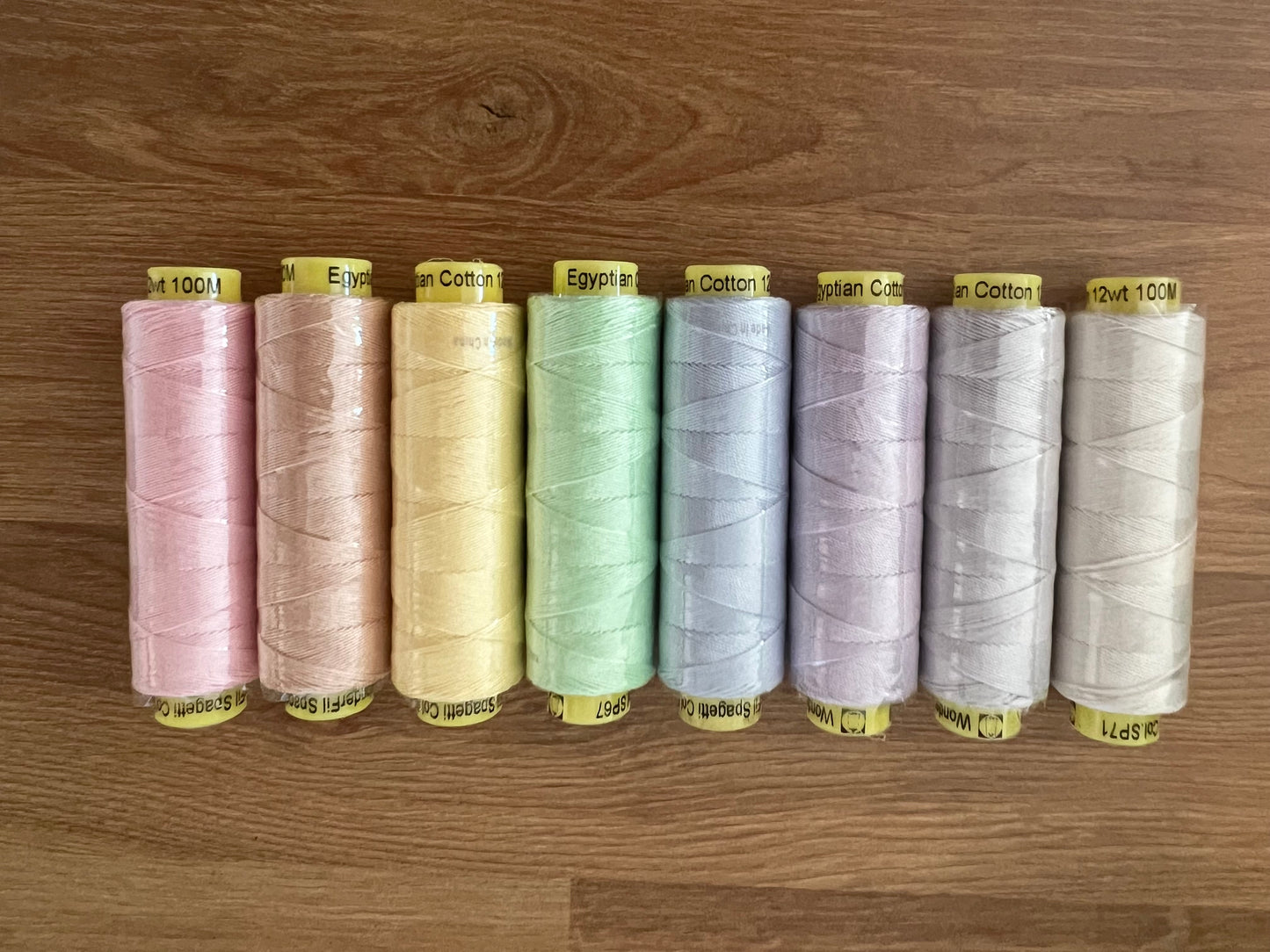 Spagetti Frosting Bundle 12 wt Egyptian Cotton Thread 100m/ 109 yds