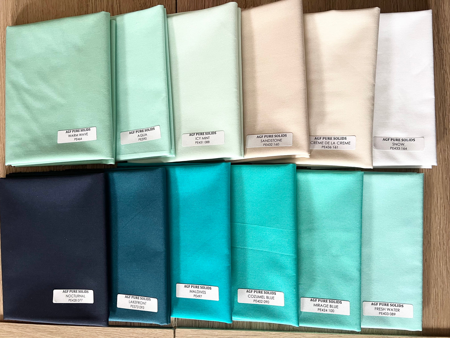Pure Solids 12 Piece Beach Bundle