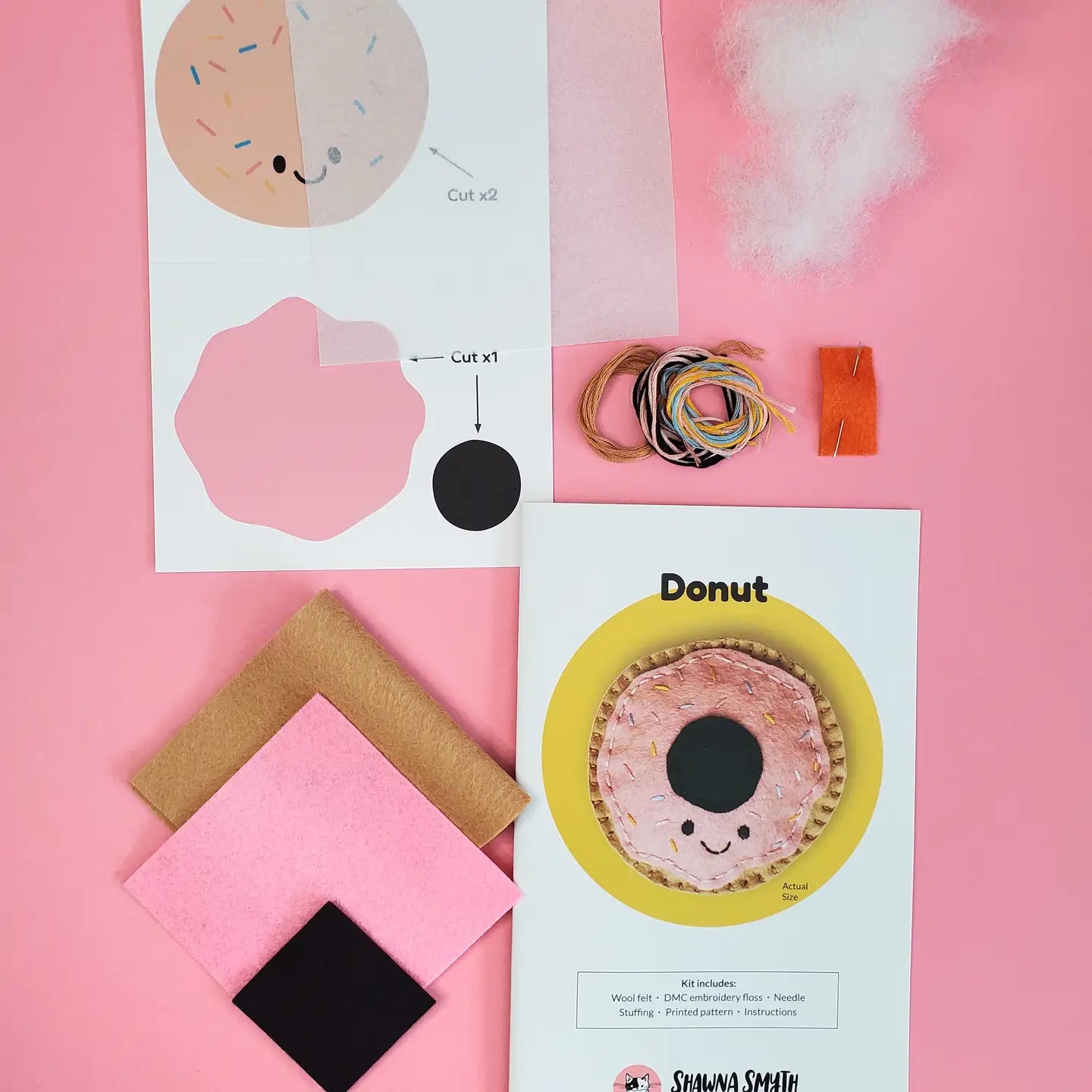 Donut DIY Felt Sewing Kit