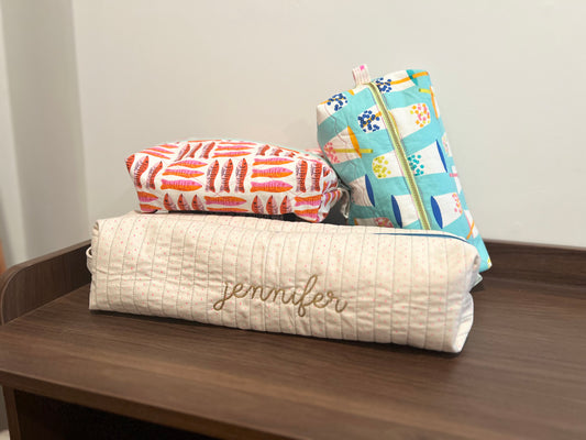 Quilted Zipper Pouch Class