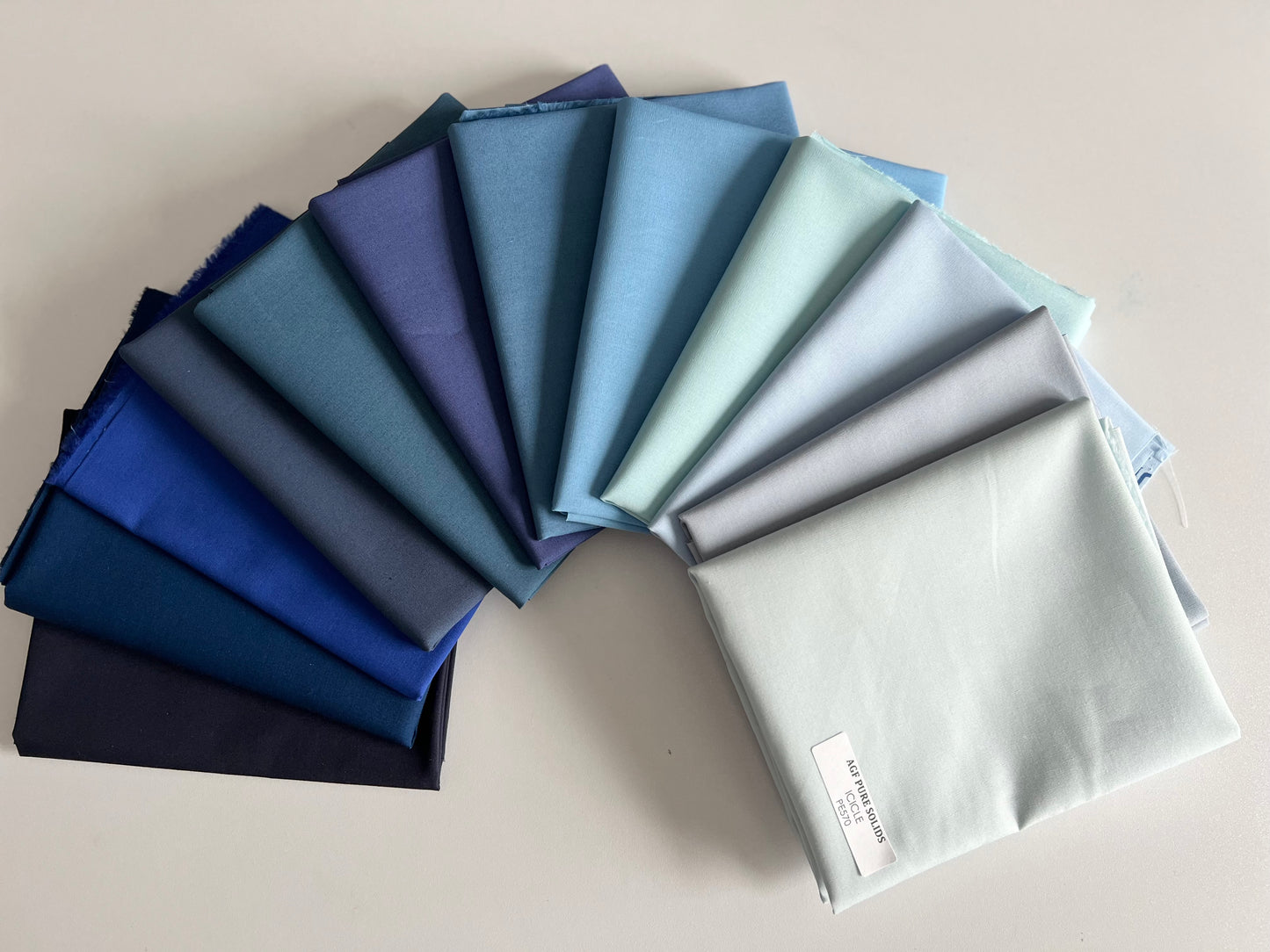 Pure Solids 12 Blues Bundle