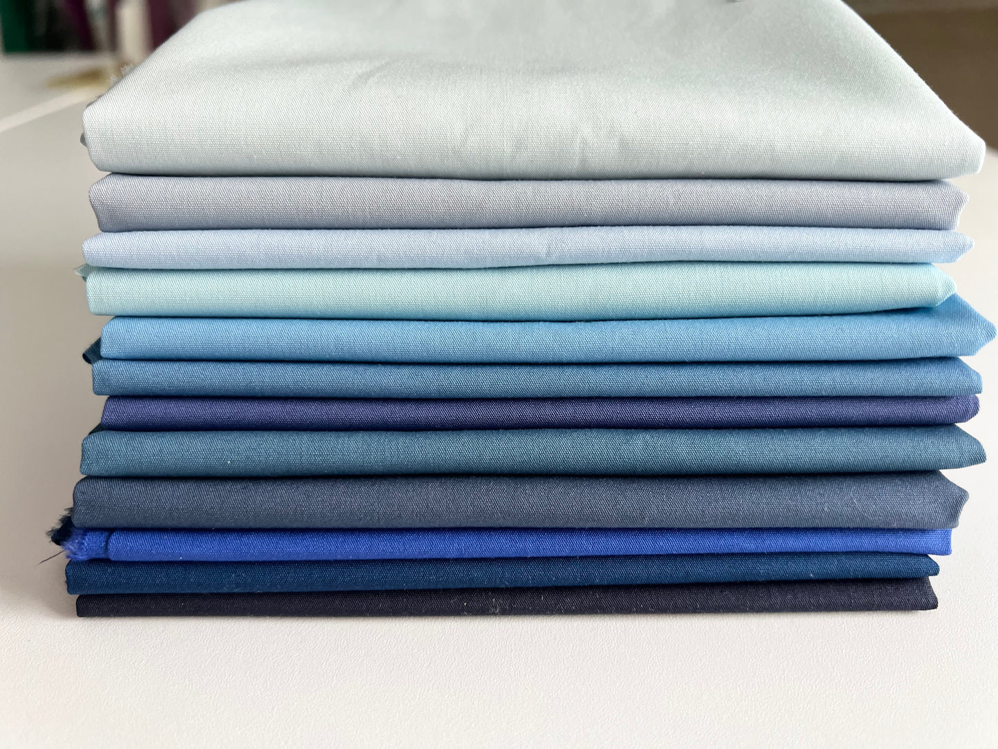 Pure Solids 12 Blues Bundle