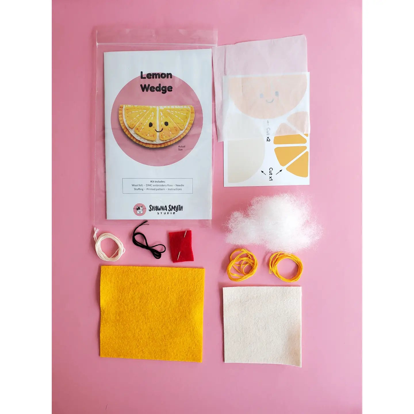 Lemon DIY Felt Sewing Kit