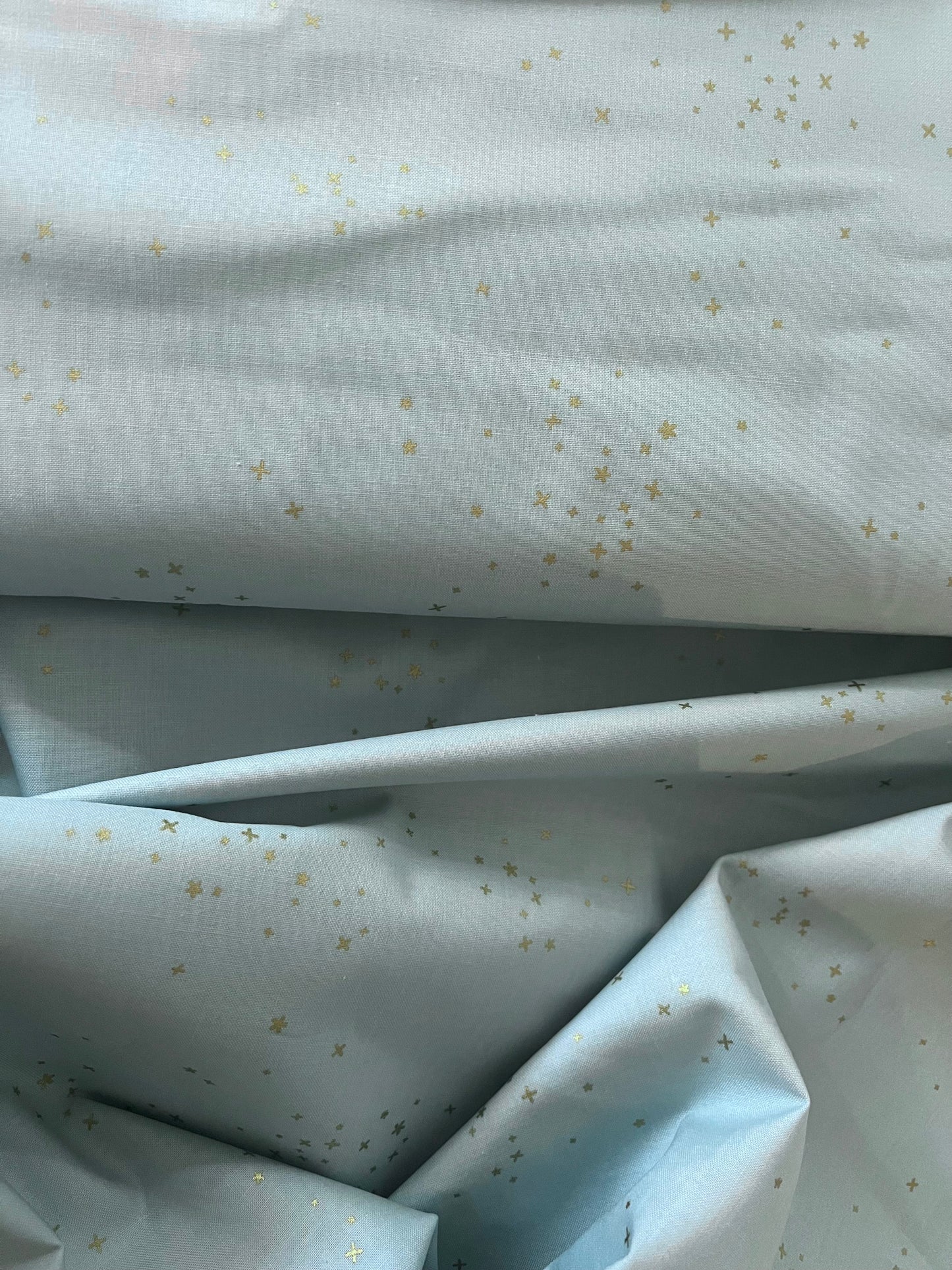Freckles in Ice Blue Metallic