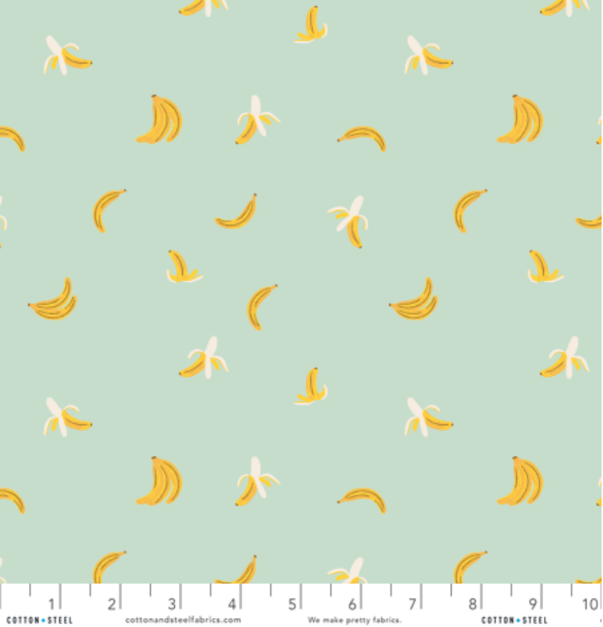 Bananas in Mint Metallic