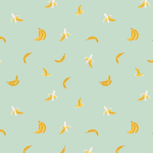Bananas in Mint Metallic