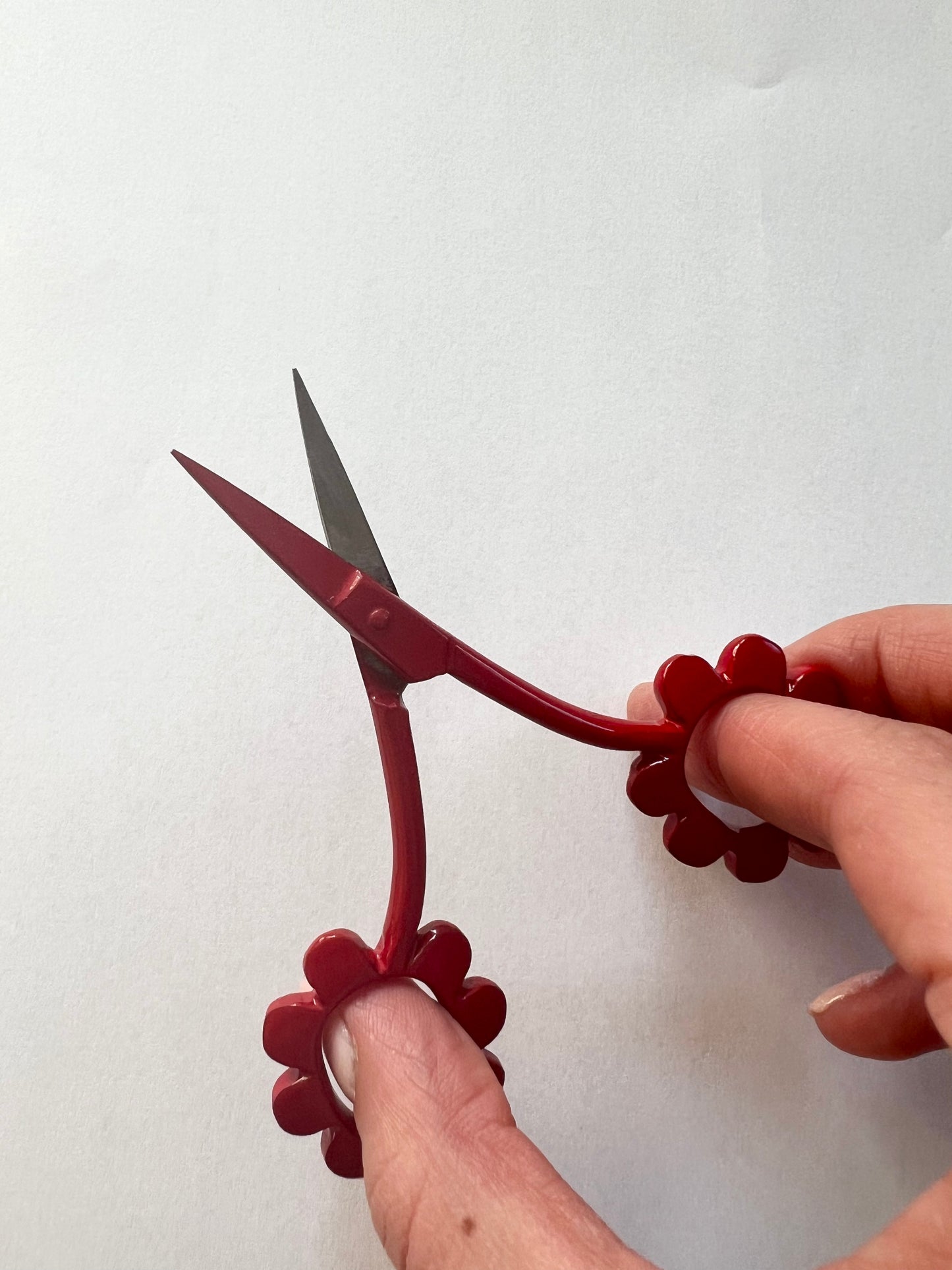 Black Flower Scissors 3.5"
