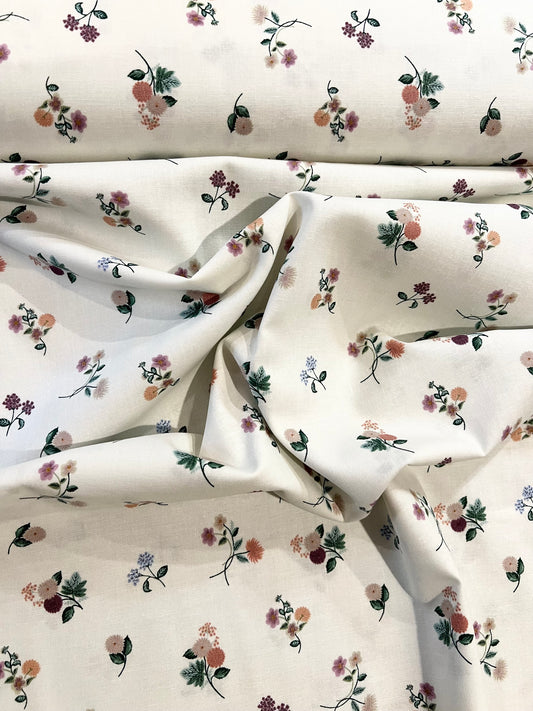 Ditsy Dahlia in Cream