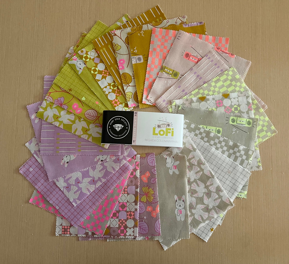 LoFi 42 Piece 5"x5" Charm Pack