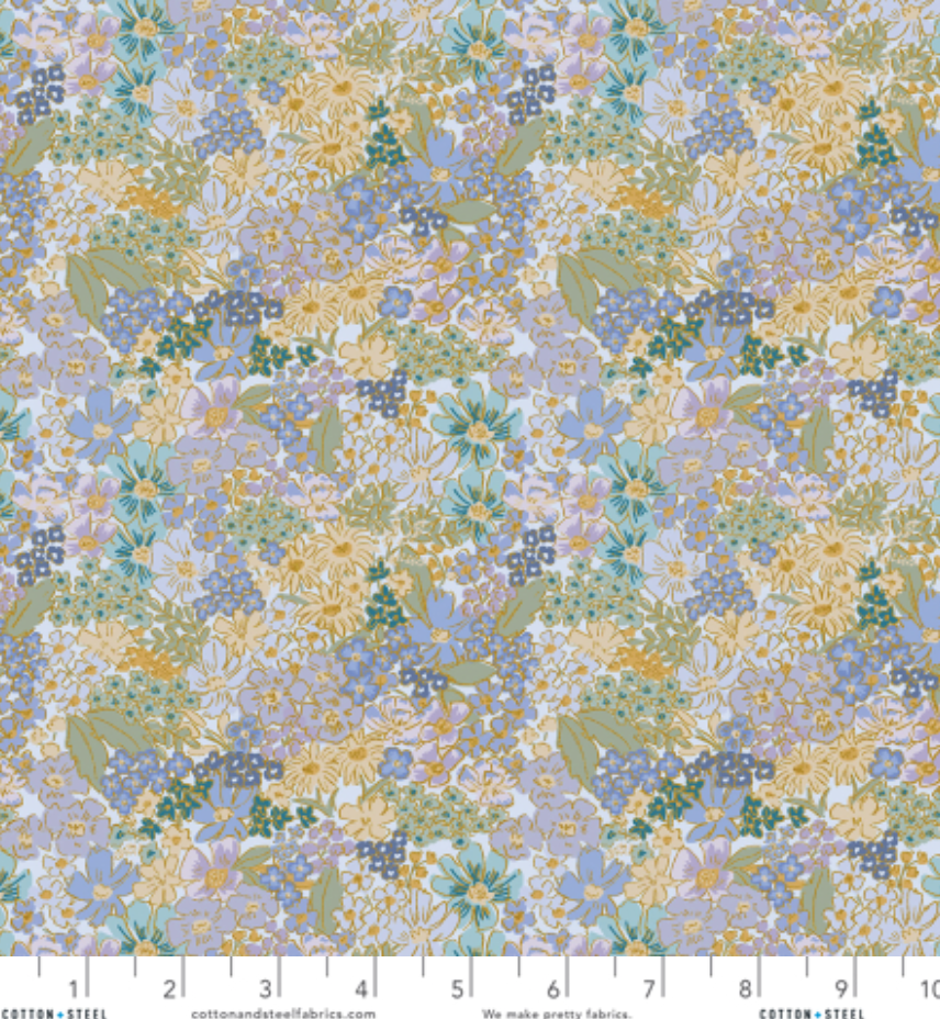 English Rose Mimi in Blue Metallic