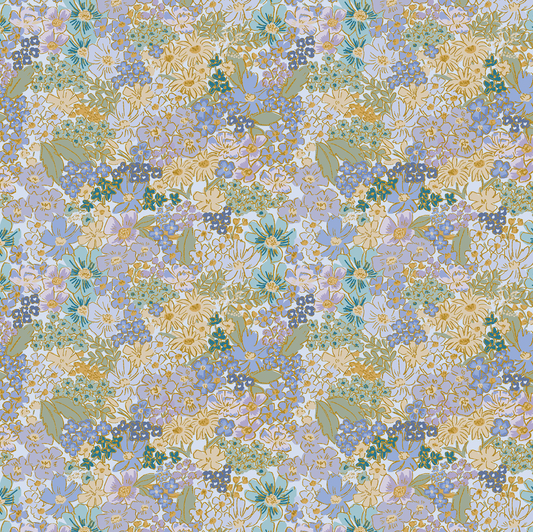 English Rose Mimi in Blue Metallic