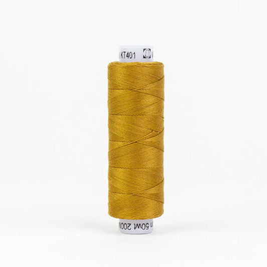Konfetti Dark Gold 50 wt Egyptian Cotton Thread KT401
