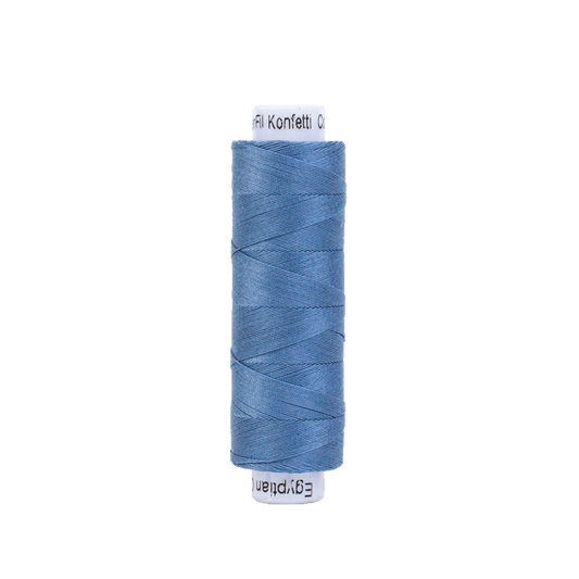 Konfetti Blue 50 wt Egyptian Cotton Thread KT600