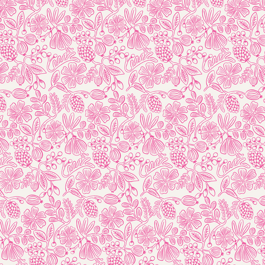 Moxie Floral in Pink Neon