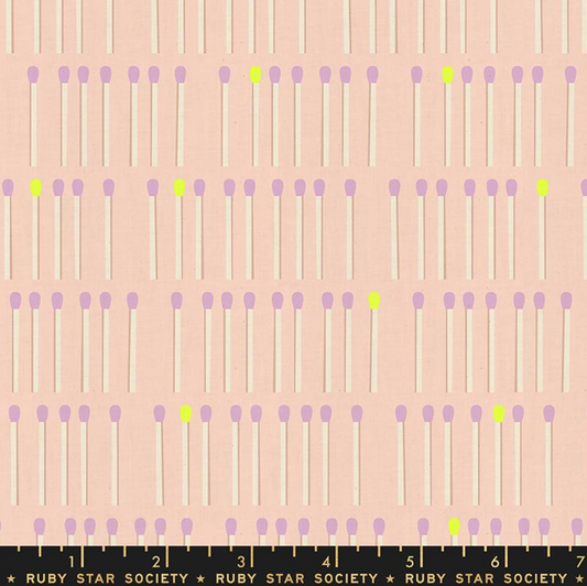 Lofi Linen in Peach Blossom Matches