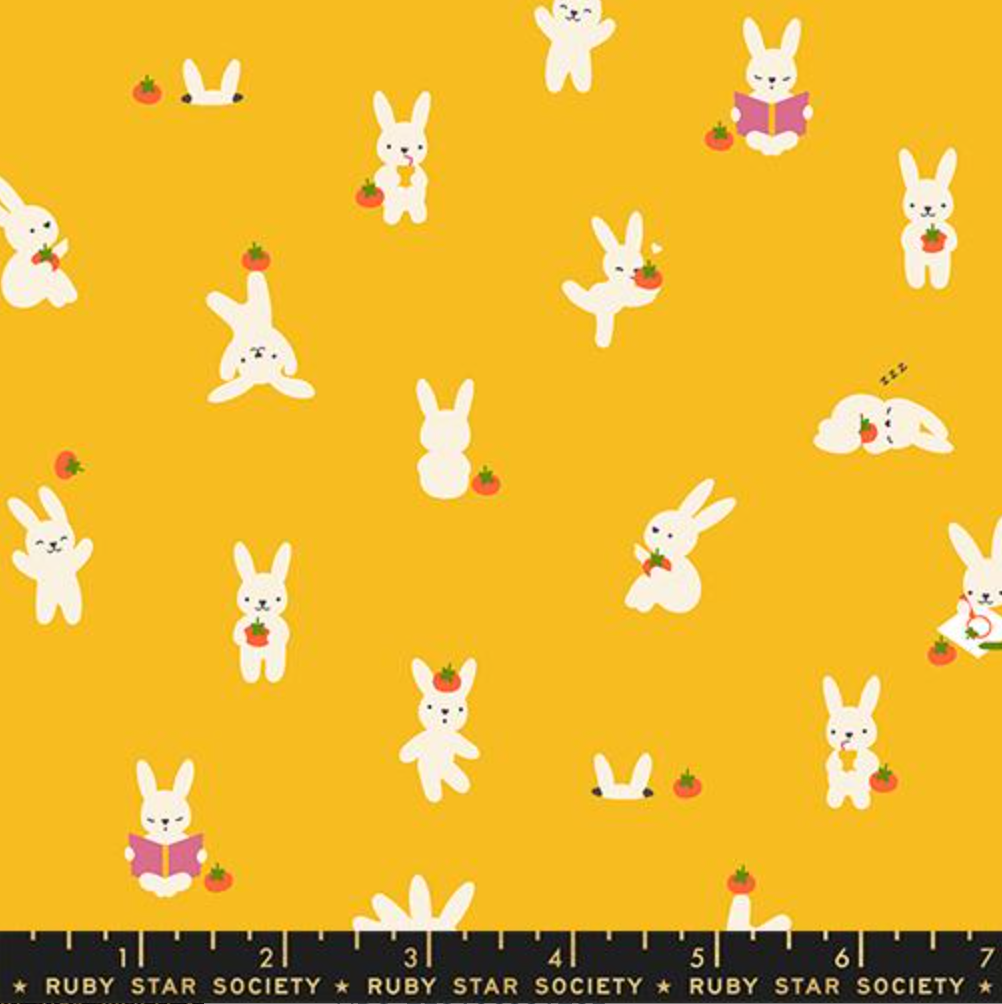 Persimmon Bunnies in Dandelion