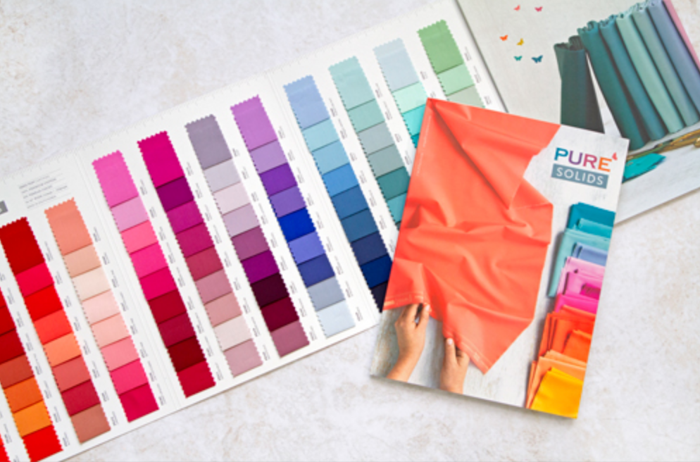 Pure Solids Color Card