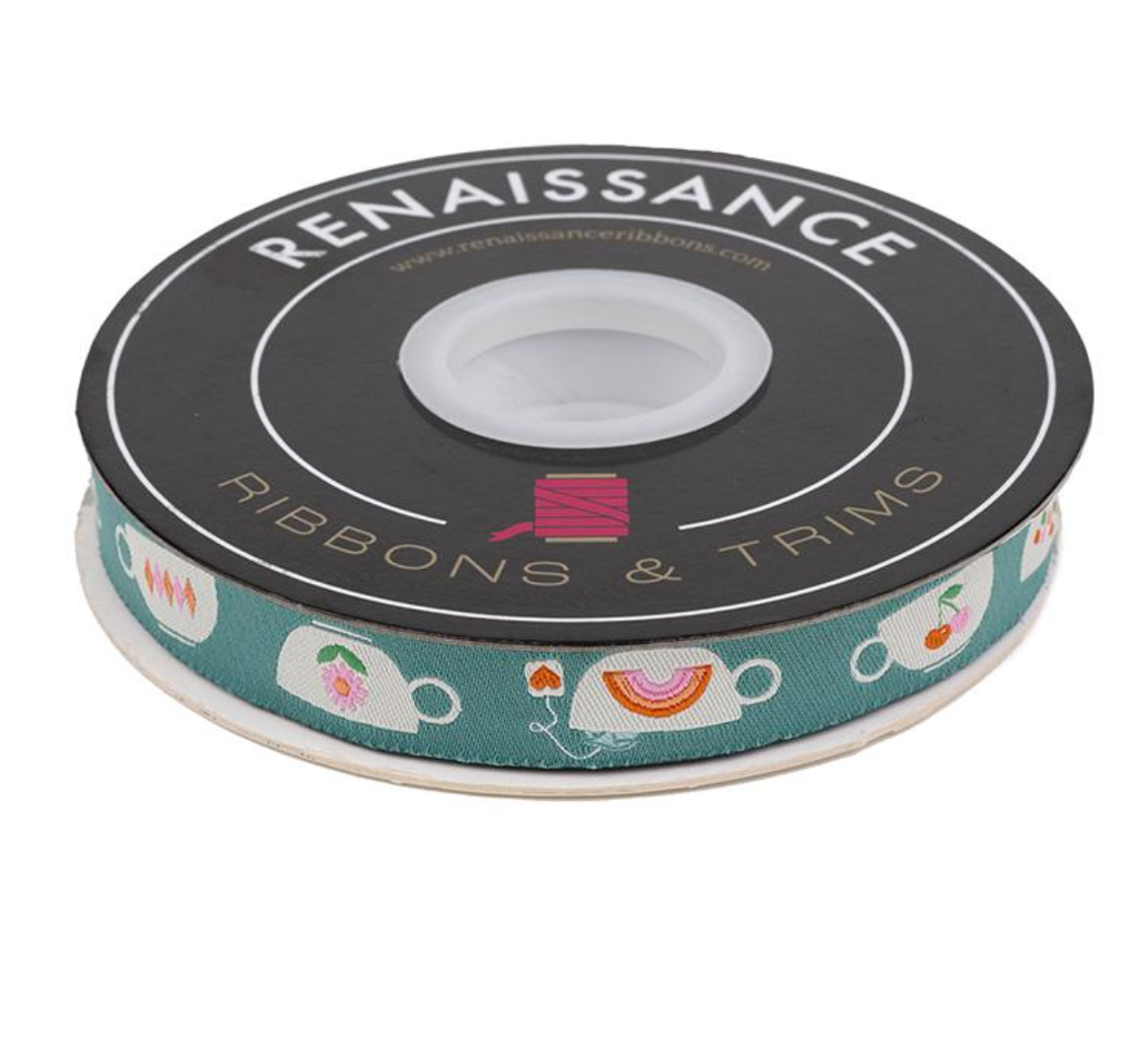 Teacups Ribbon 5/8"