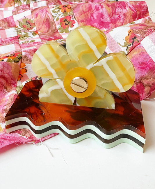 Retro Flower Thread Cutter