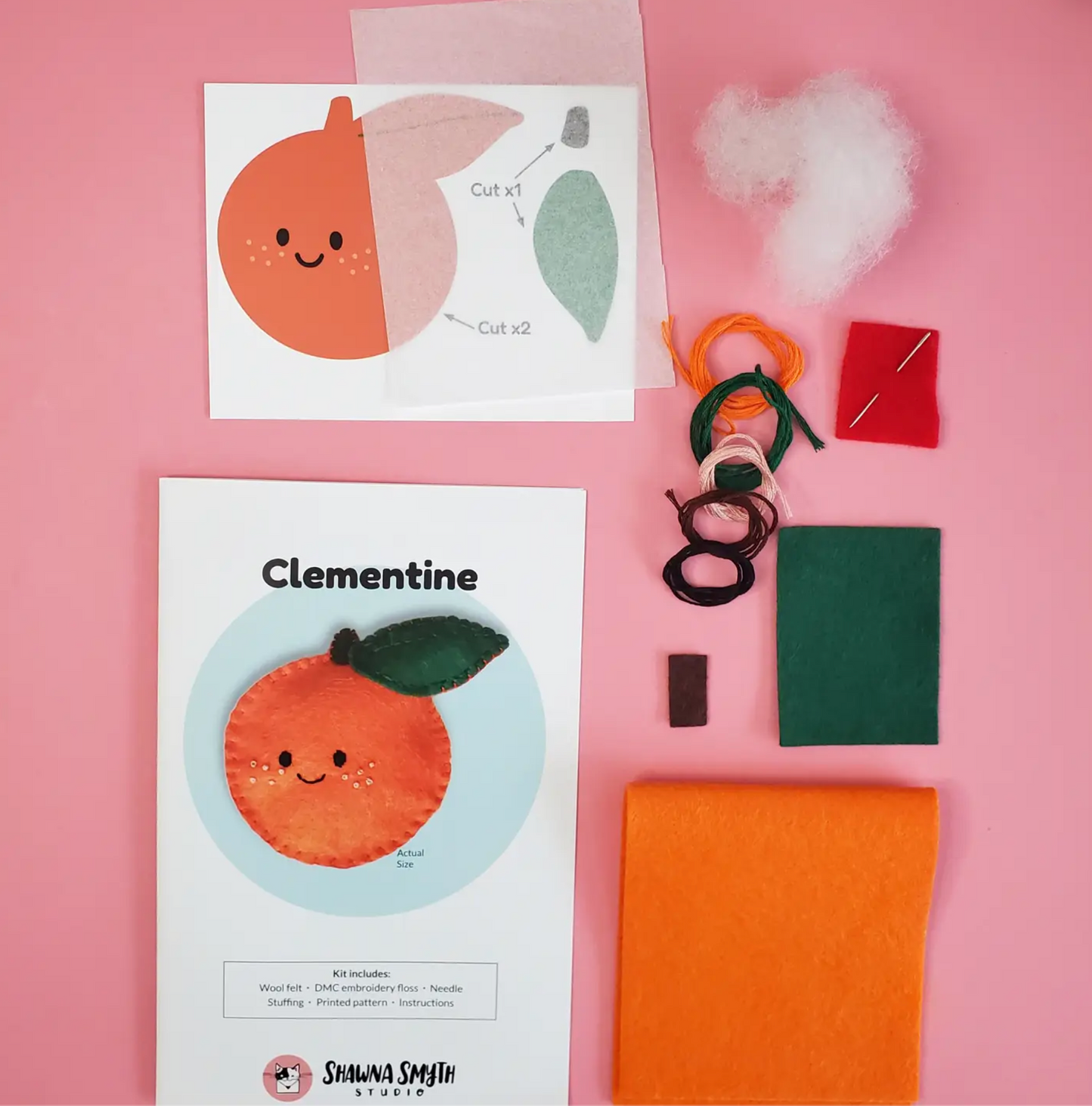 Clementine DIY Felt Sewing Kit