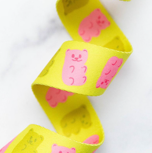 Gummy Bears Citron Webbing 1.5"