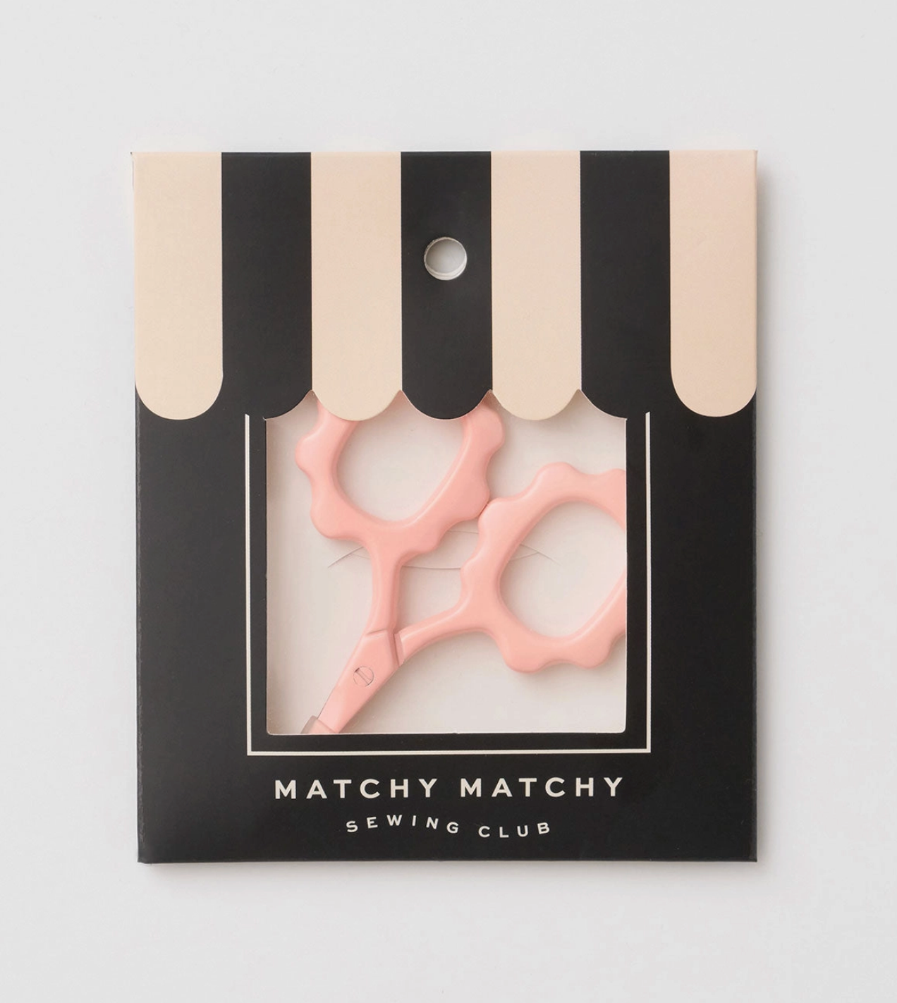 Pink Scallop Handle Scissors