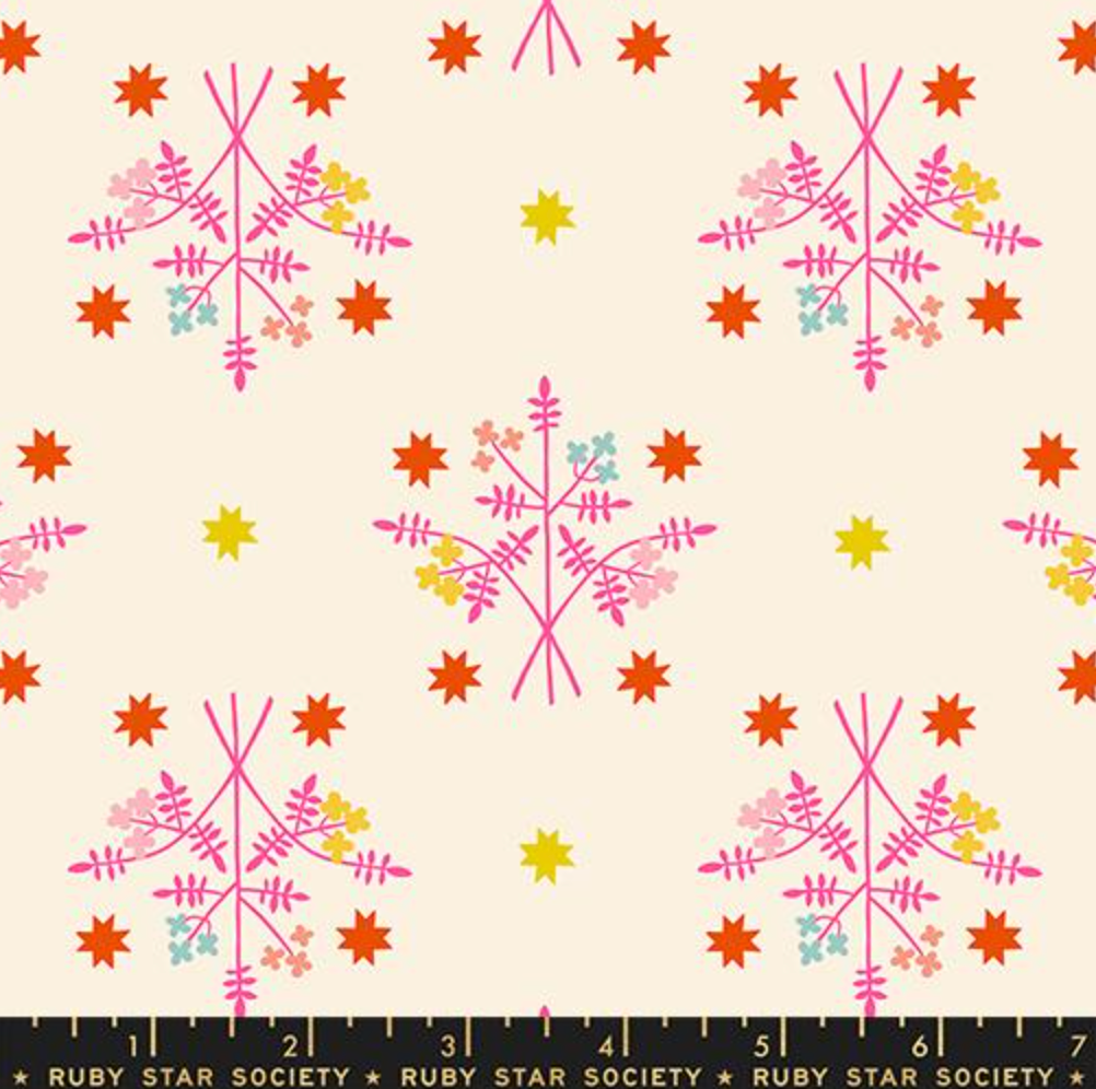 1800 Calico Neon Pink