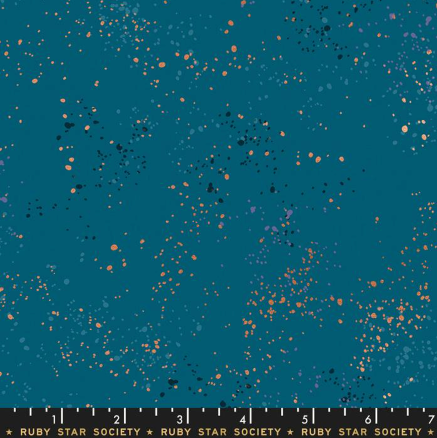 Speckled Metallic Teal