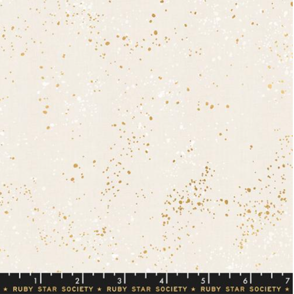 Speckled Metallic White