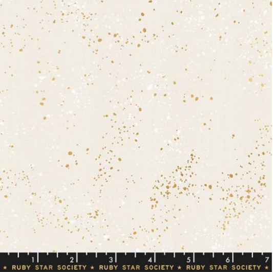 Speckled Metallic White