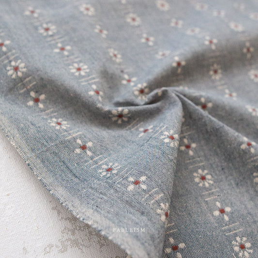 Forest Forage Daisies in Denim