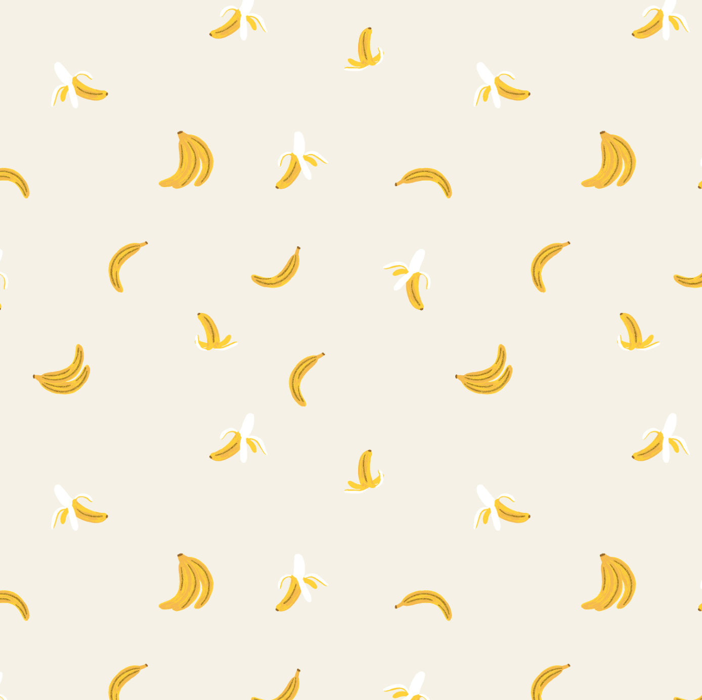 Bananas in Cream Metallic